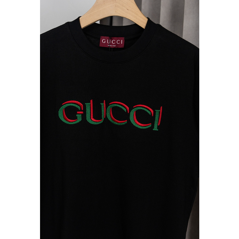 GUC19 New men's and women's summer pure cotton top T-shirt clothing