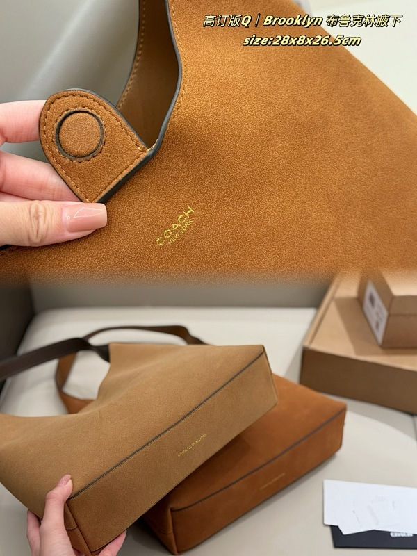 ACP60 Leather Bag 28-8-26.5CM suede Handbag With Box