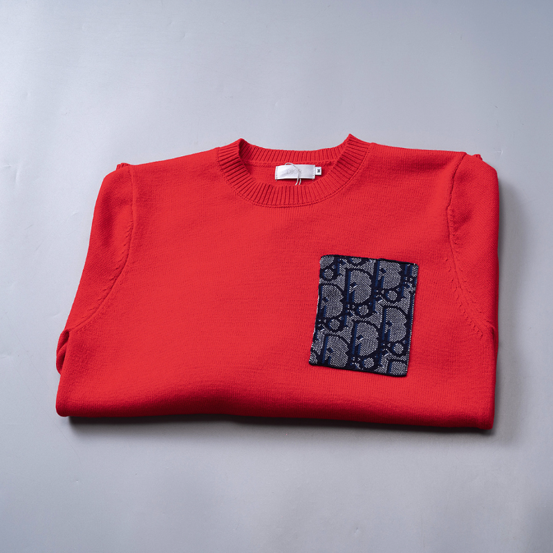 DIC202 New men's autumn and winter round neck sweater pullover sweater wool sweater clothing
