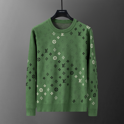 LVC402  New men's autumn and winter round neck sweater pullover sweater wool sweater clothing