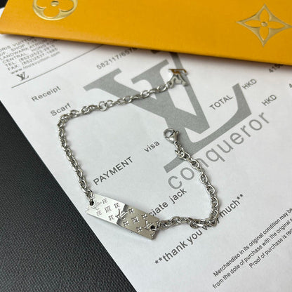 L168  Men's and women's titanium steel bracelet jewelry