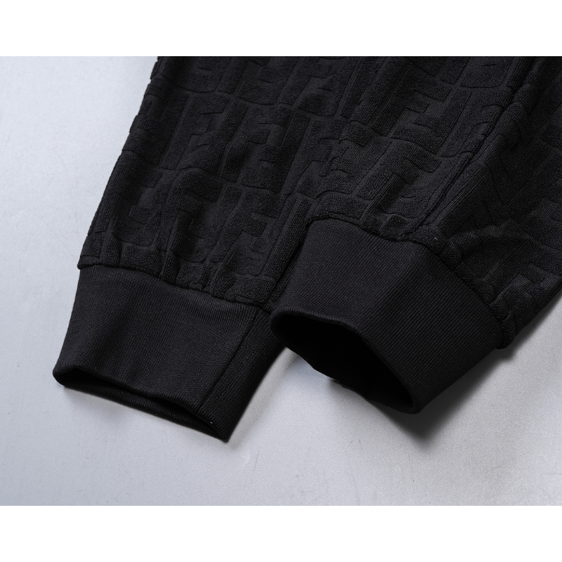 FDC120 New men's autumn and winter long sleeved suit top+pants clothing