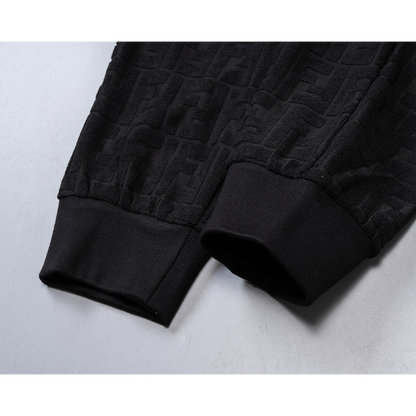 FDC120 New men's autumn and winter long sleeved suit top+pants clothing