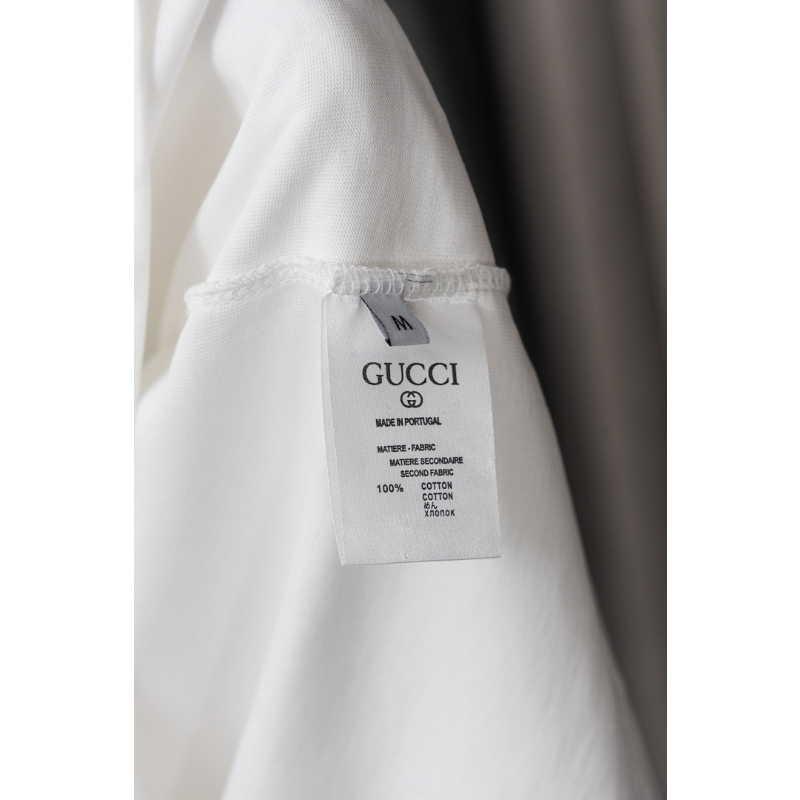 GUC19 New men's and women's summer pure cotton top T-shirt clothing