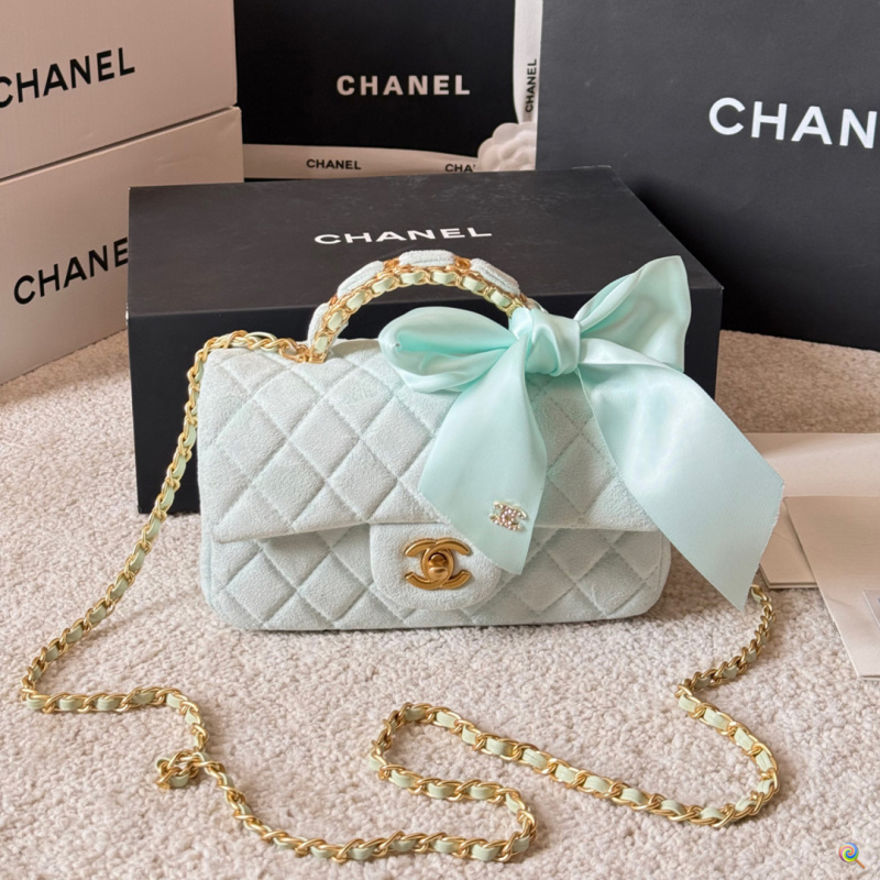 ACP54 Velvet Leather Bag 19-13CM Bags With Box