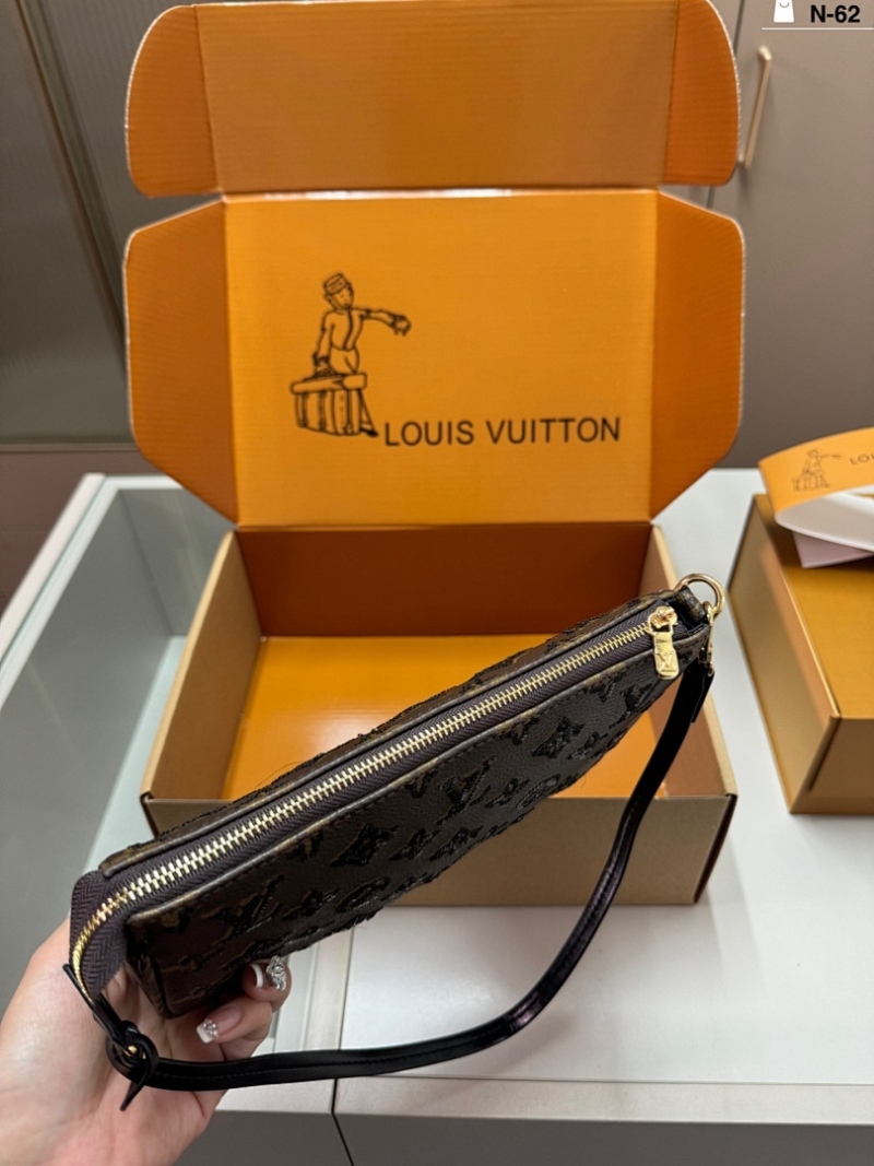 MLP010  Women's new sequin vintage flower 23 × 13cm folding box bag