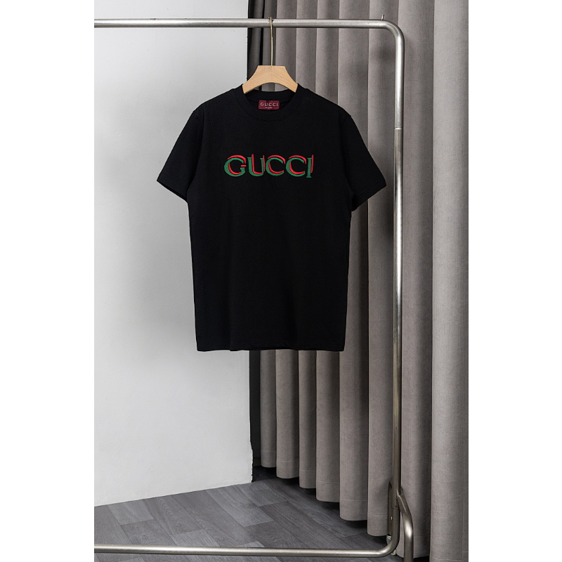 GUC19 New men's and women's summer pure cotton top T-shirt clothing