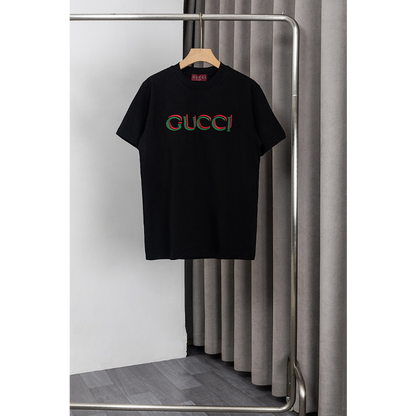 GUC19 New men's and women's summer pure cotton top T-shirt clothing