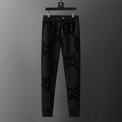 GUC200 New men's autumn and winter long sleeved suit top+pants clothing
