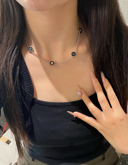 X742   Women's new titanium steel necklace jewelry