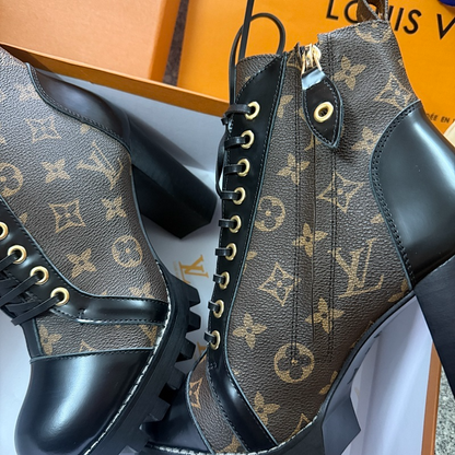 OLS18 Leather Women 9.5CM shoes 35-42 With box