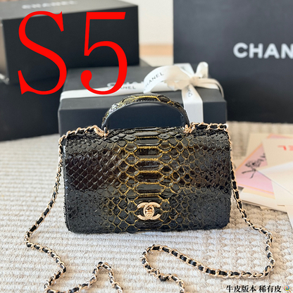 ACP26 Cowhide Leather Bag 20-12CM Bags with box