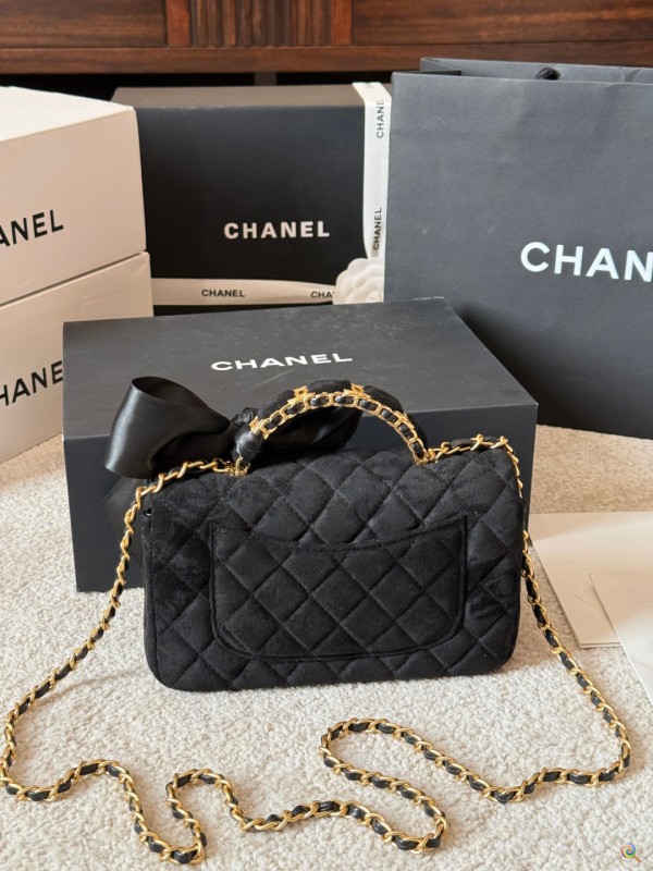 ACP54 Velvet Leather Bag 19-13CM Bags With Box