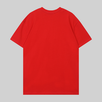 BUC037 New Year of the Horse Men's and Women's Summer Pure Cotton Top T-shirt Clothing