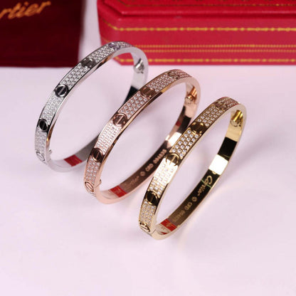 CAB40 full stone Bracelet woman and man bangle  Jewelry