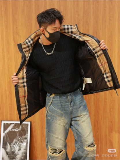 110334  New Li embroidery hooded down jacket Top quliaty 1:1 clothing