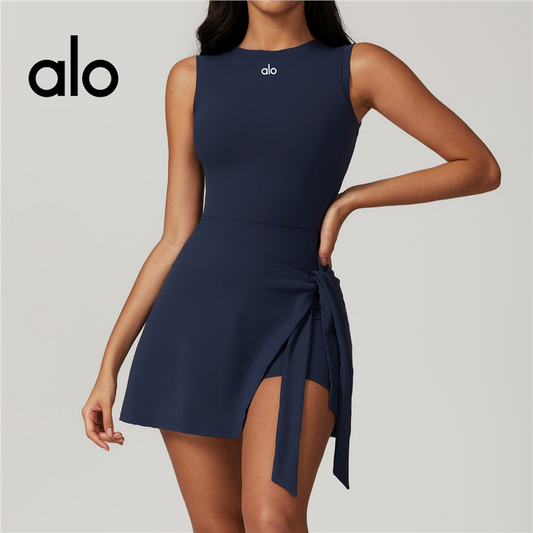 PALC26   Women's summer one-piece yoga suit, professional sports and fitness suit, tennis skirt dress, Pilates clothing