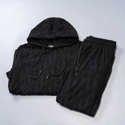 DIC131 New men's autumn and winter long sleeved suit top+pants clothing