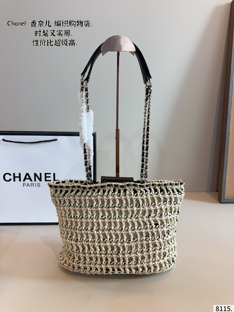 MCHP2   Women's casual and fashionable 28 * 12 * 20cm woven shoulder bag