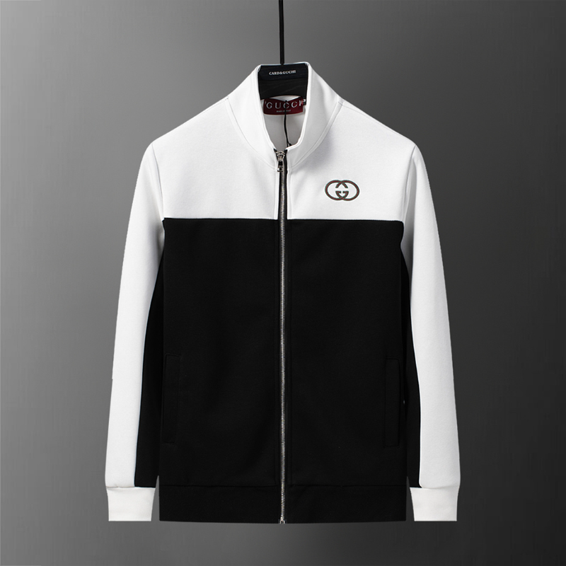 GUC400  New men's autumn and winter long sleeved suit top+pants clothing