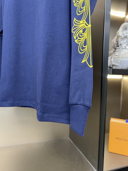 KLC27 New men's and women's spring and autumn pure cotton long sleeved clothes