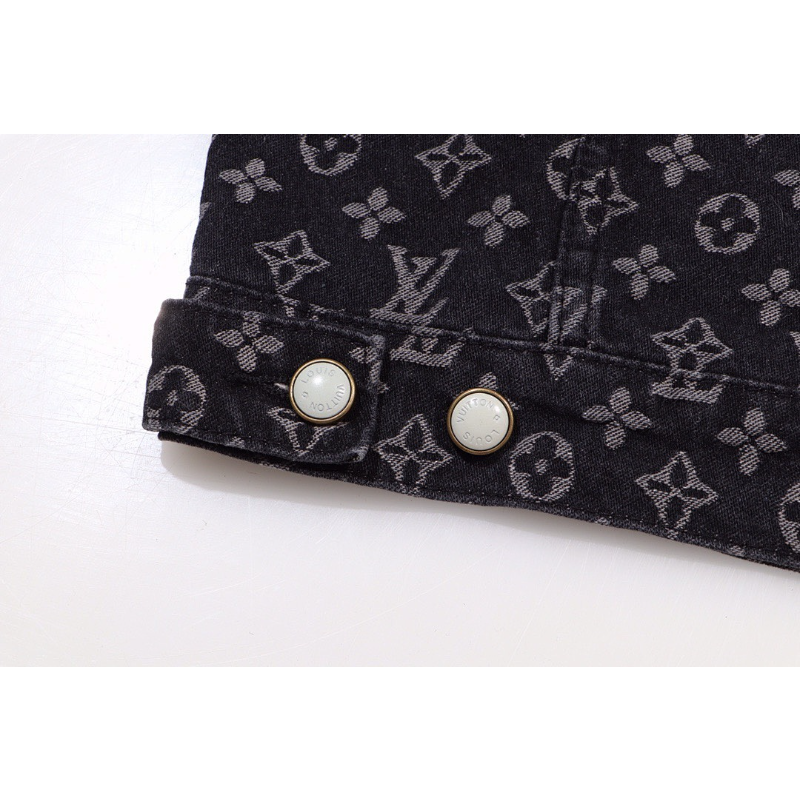 LVC041 New men's and women's high-quality denim jackets with loose fit clothing