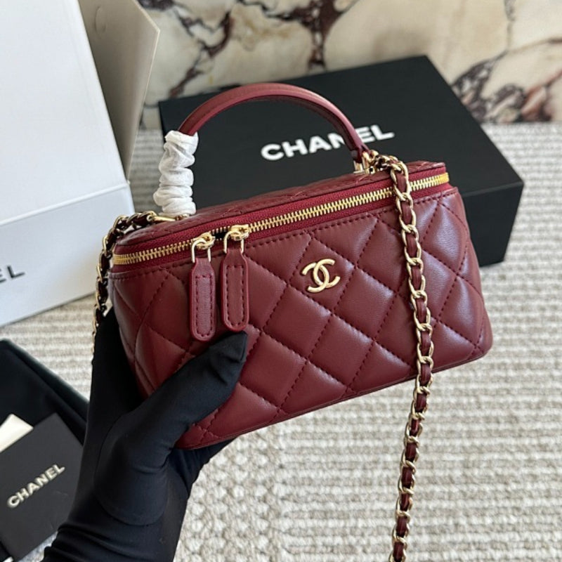 ACP67 Leather Bags 18CM Bag with Box