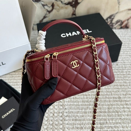 ACP67 Leather Bags 18CM Bag with Box