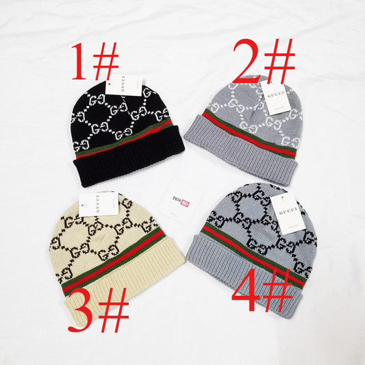 PGH6  Knitted pattern regular thin hat