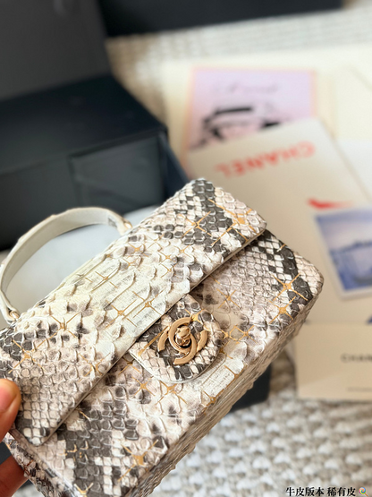 ACP26 Cowhide Leather Bag 20-12CM Bags with box