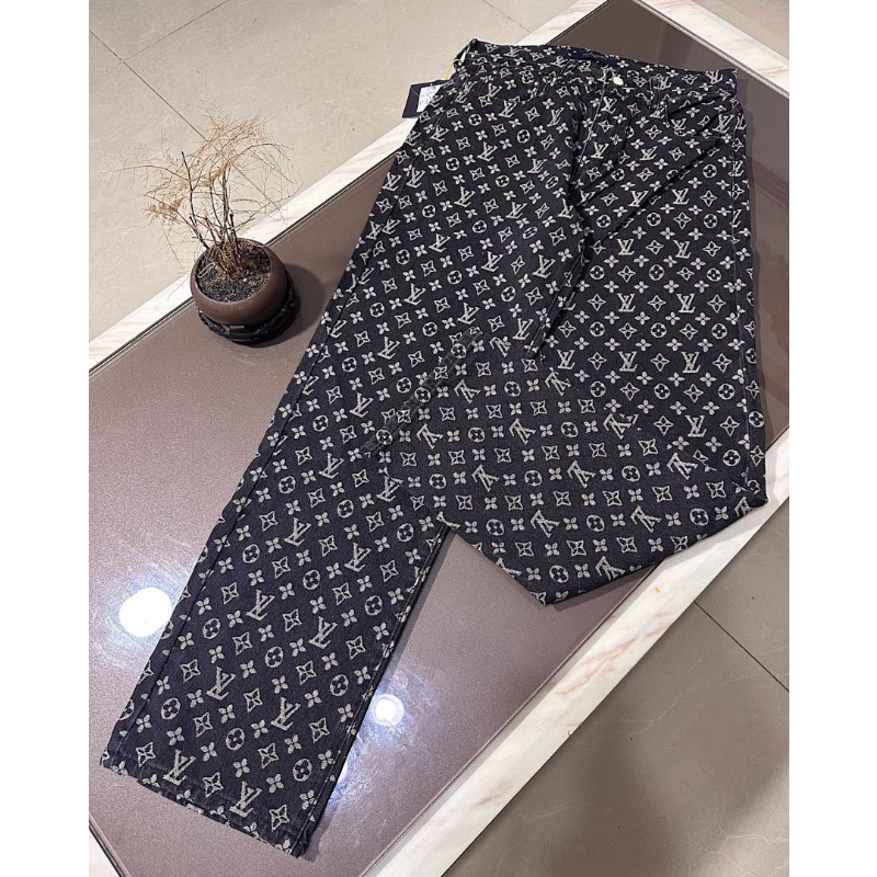 LVC040 New men's and women's high-quality jeans loose fit clothing