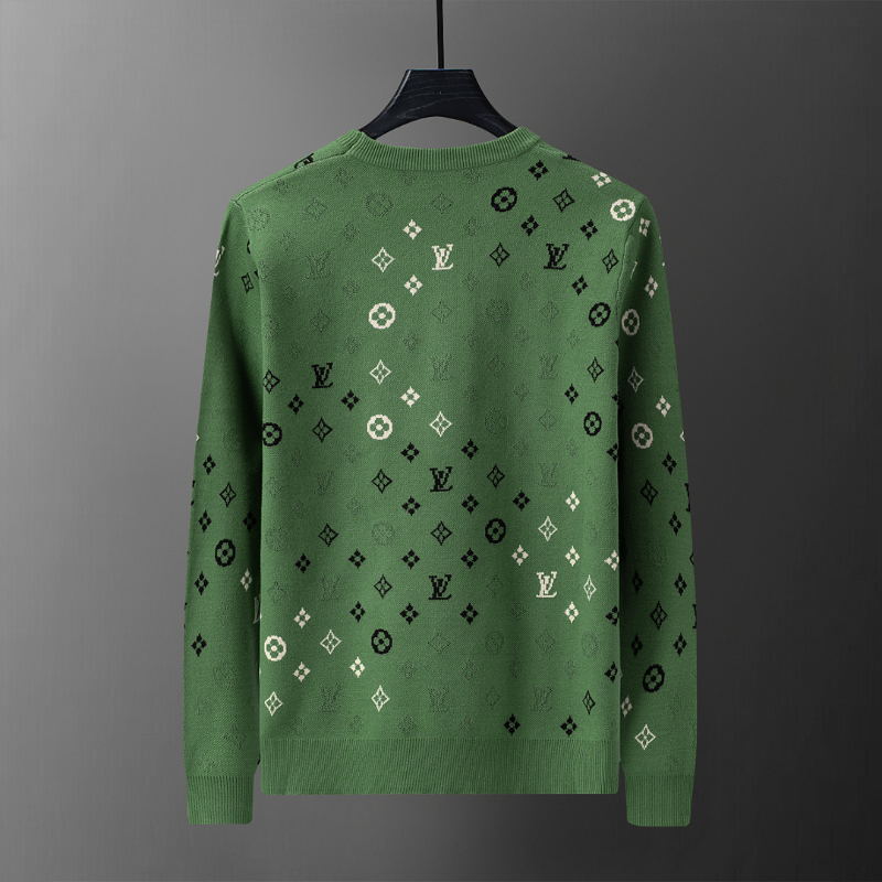 LVC402  New men's autumn and winter round neck sweater pullover sweater wool sweater clothing