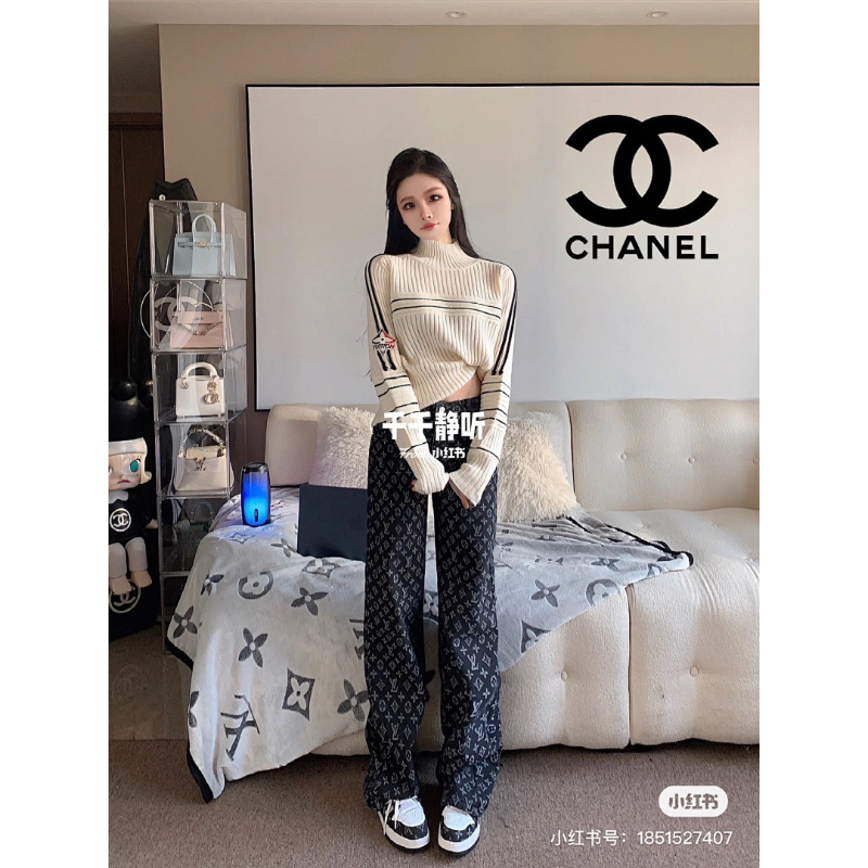 LVC040 New men's and women's high-quality jeans loose fit clothing