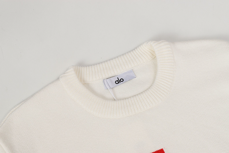 ALOC2 New autumn and winter men's and women's trendy brand new sweater jacquard letter clothing