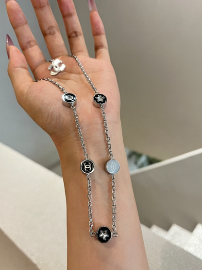 X742   Women's new titanium steel necklace jewelry