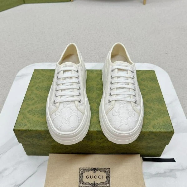 OGS21 Leather Women35-41 Man40-45 Shoes 5CM Heel With box