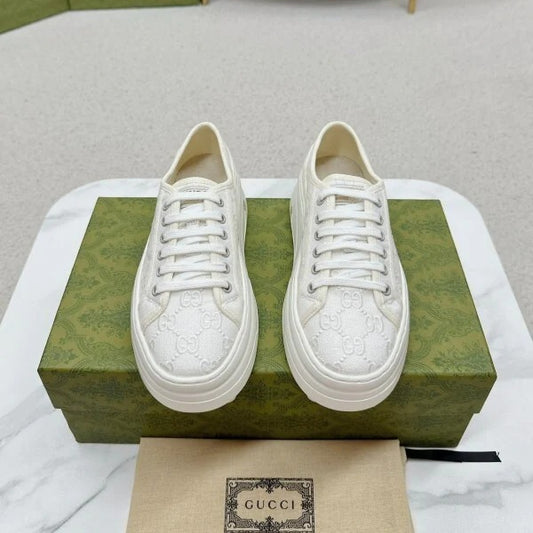 OGS21 Leather Women35-41 Man40-45 Shoes 5CM Heel With box