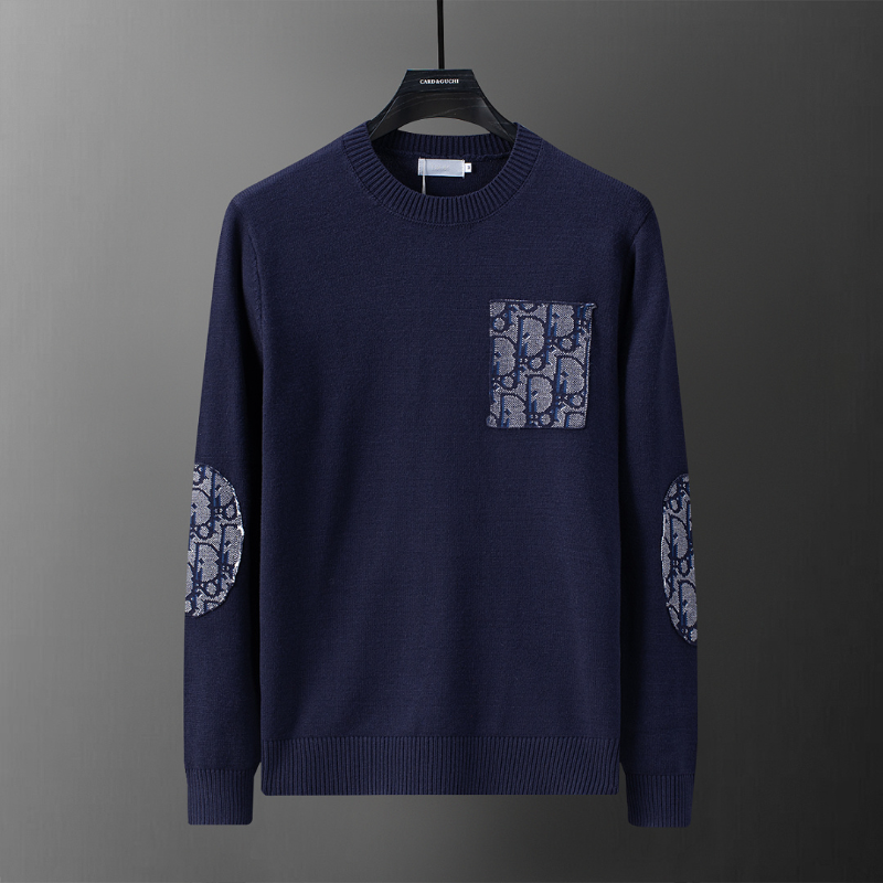 DIC202 New men's autumn and winter round neck sweater pullover sweater wool sweater clothing