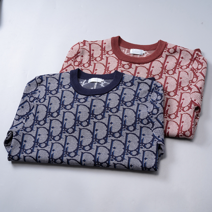 DIC201  New men's autumn and winter round neck sweater pullover sweater wool sweater clothing