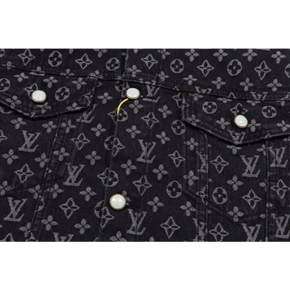 LVC041 New men's and women's high-quality denim jackets with loose fit clothing