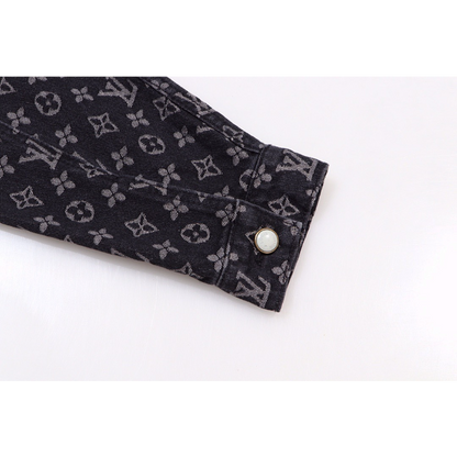 LVC041 New men's and women's high-quality denim jackets with loose fit clothing