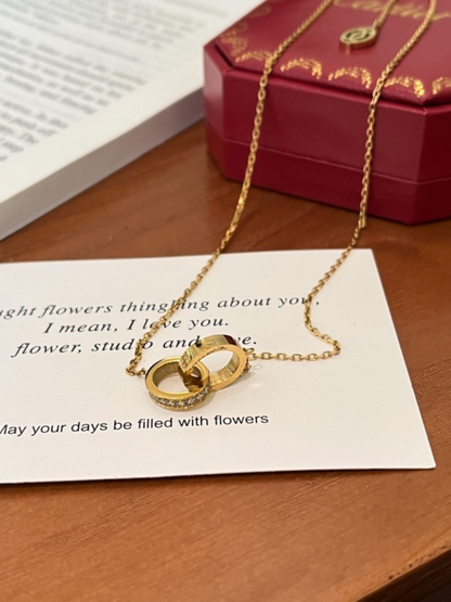 X714  Women's Titanium Steel Necklace Jewelry