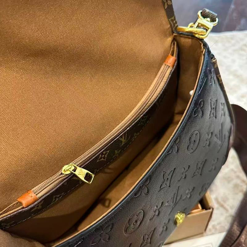 ALP5 Leather Bag 25-15-9CM PVC Handbag With Box