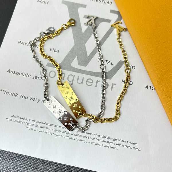 L168  Men's and women's titanium steel bracelet jewelry