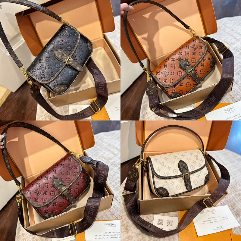 ALP5 Leather Bag 25-15-9CM PVC Handbag With Box