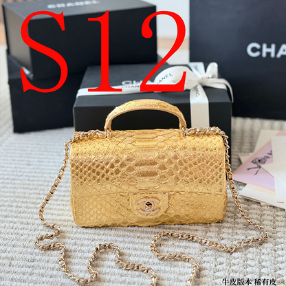 ACP26 Cowhide Leather Bag 20-12CM Bags with box