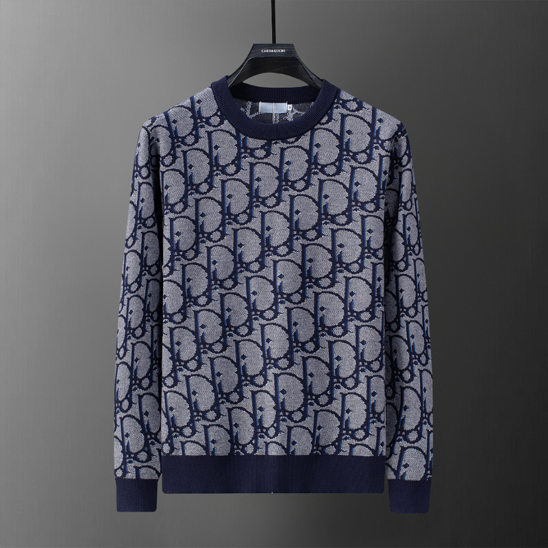 DIC201  New men's autumn and winter round neck sweater pullover sweater wool sweater clothing