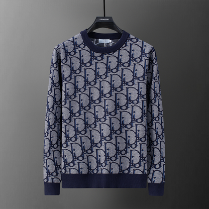 DIC201  New men's autumn and winter round neck sweater pullover sweater wool sweater clothing