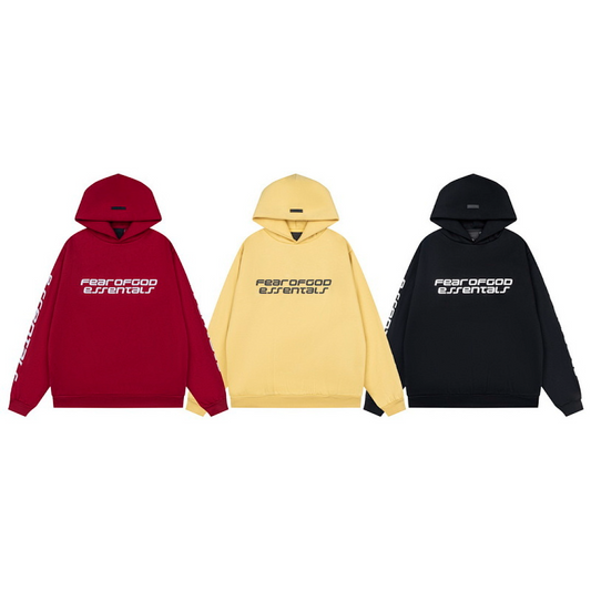 FGC7  New Men's and Women's Hoodies Hoodies Hoodies Thin Velvet Loose Clothing