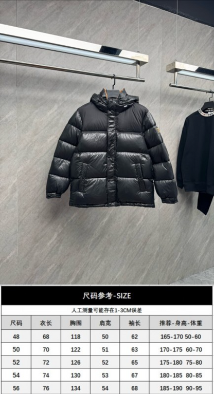 110334  New Li embroidery hooded down jacket Top quliaty 1:1 clothing